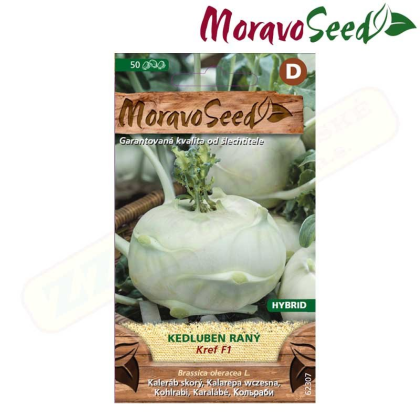 MORAVOSEED Kedluben raný KREF F1 - hybrid, bílý 62307