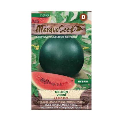 MORAVOSEED Meloun vodní LAJKO II F1 - hybrid, červený 63600