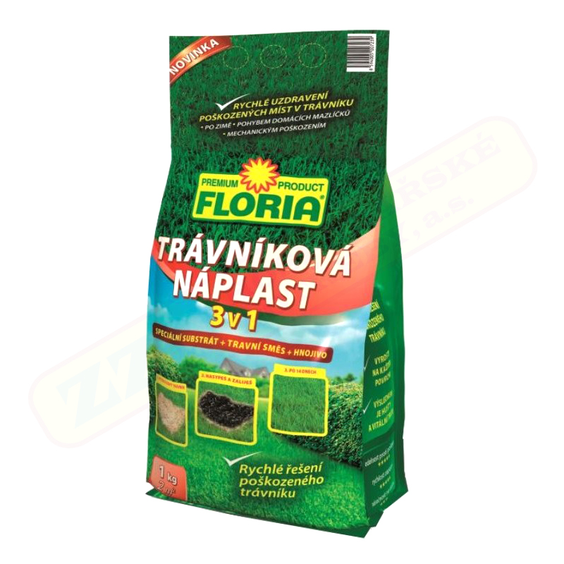 Agro CS FLORIA Trávníková náplast 3 v 1 - 1 kg