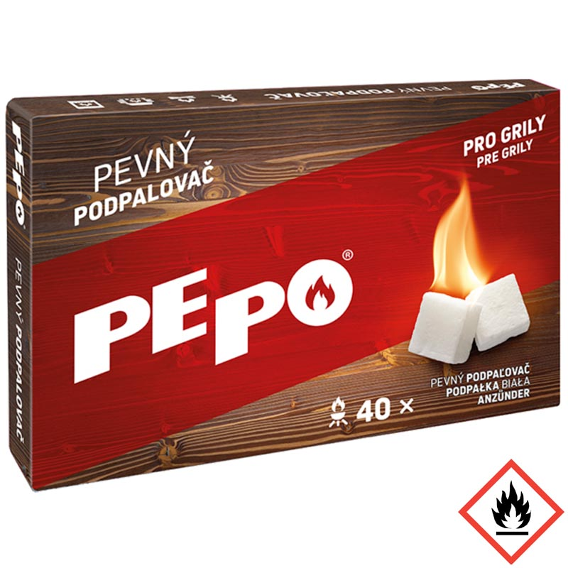 PE-PO Podpalovač pevný - krabička 40ks