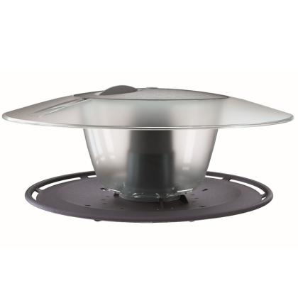 PROSPERPLAST Krmítko pro ptáky BIRDYFEED ROUND 29,4 cm, antracit - IBFR-S433