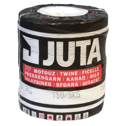 JUTA Motouz polypropylenový 66000 DTEX (PP 150) 5 kg bílý