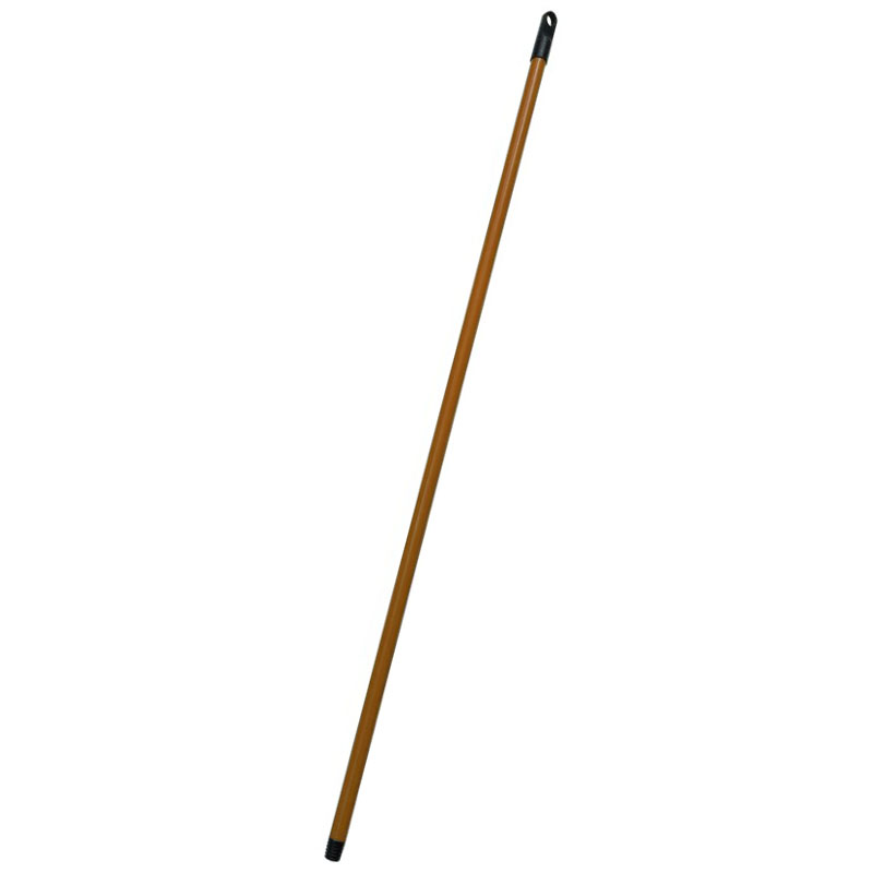 BARTON hůl kovová hrubý závit 130cm, imitace dřeva 220750