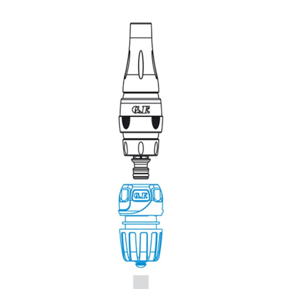 GF rychlospojka STOP UNI 1/2"+5/8"+3/4" SOFT-TOUCH GF80005047