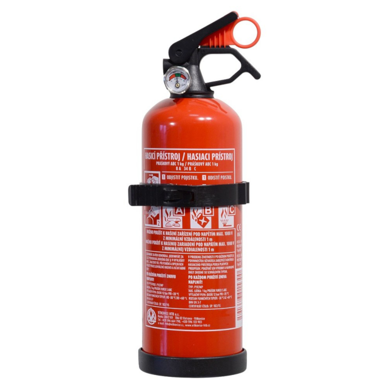 SHERON Přístroj hasicí práškový 1kg 5800668<