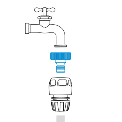 GF adaptér vnitřní závit 1", plast GF80043432