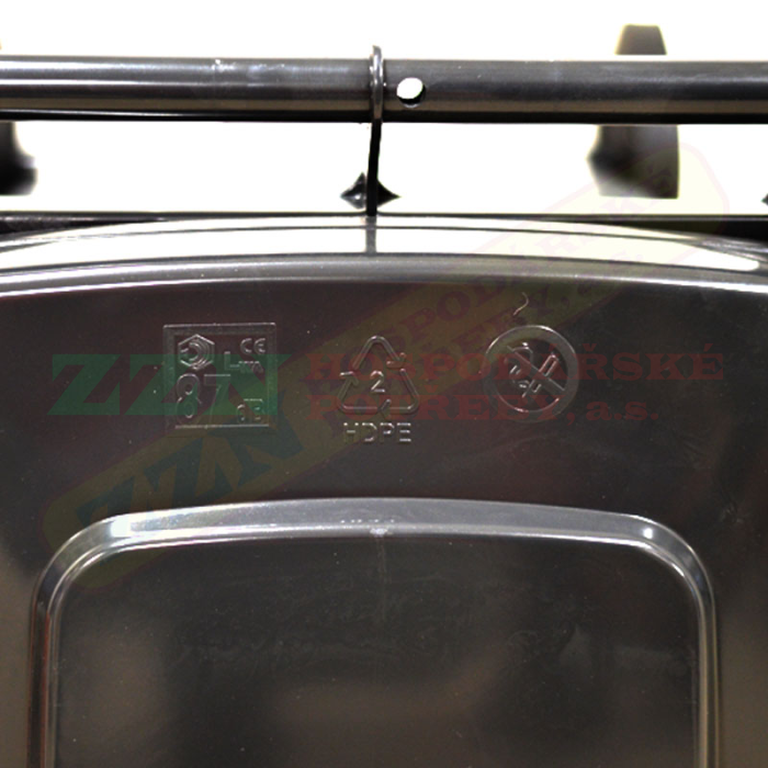 ZZN popelnice 120 l HDPE, černá