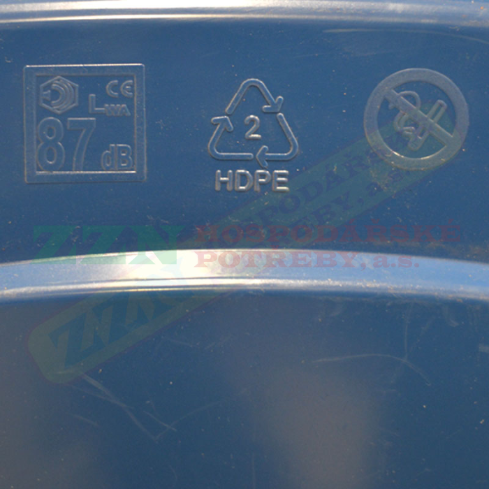 ZZN popelnice 120 l HDPE, modrá
