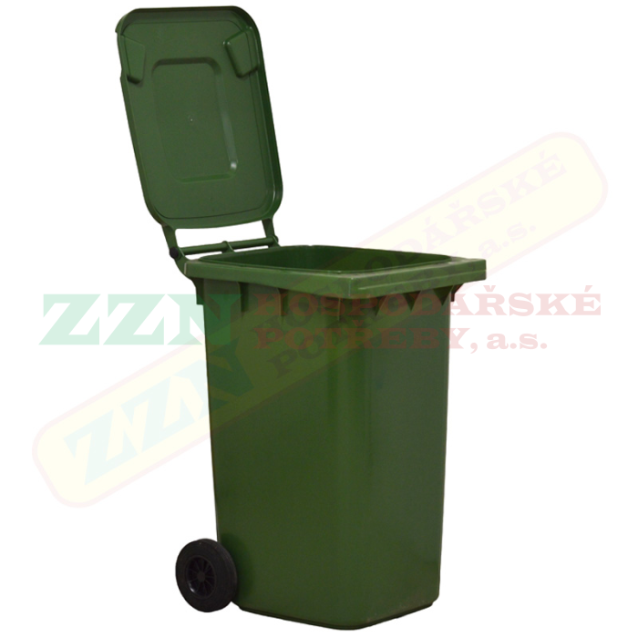 ZZN popelnice 240 l HDPE, zelená