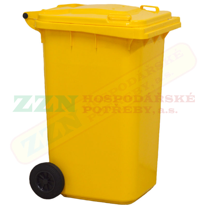 ZZN popelnice 240 l HDPE, žlutá