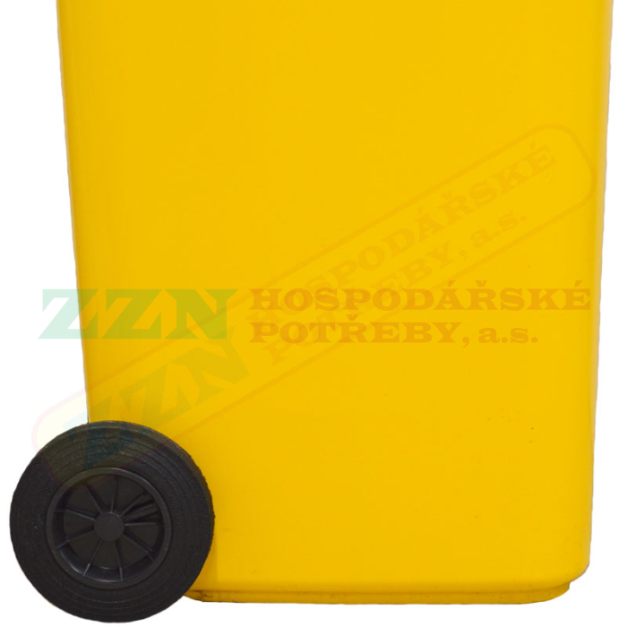 ZZN popelnice 240 l HDPE, žlutá