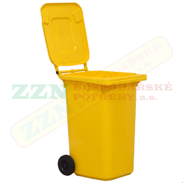 ZZN popelnice 240 l HDPE, žlutá