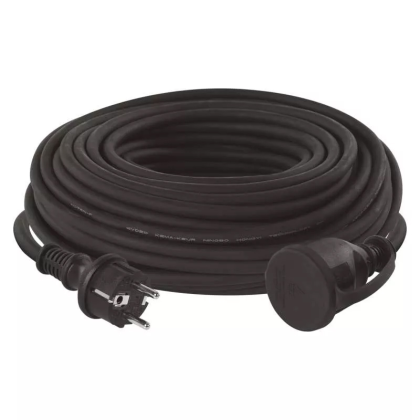 EMOS Zásuvka 1x 30m gumová P01730