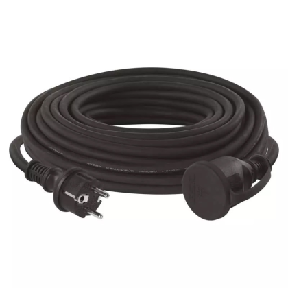 EMOS Zásuvka 1x 20m gumová P01720