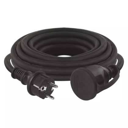 EMOS Zásuvka 1x 5m gumová P01705