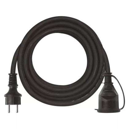 EMOS Zásuvka 1x 5m gumová P01705