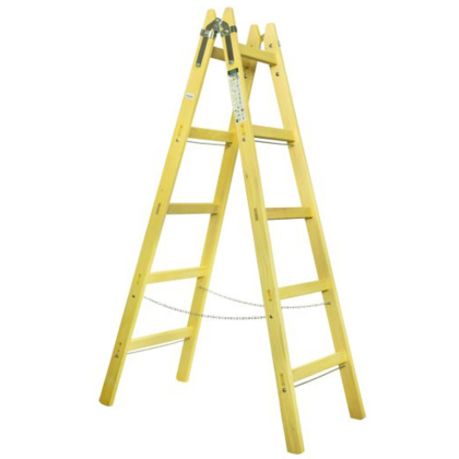 CMOL Štafle malířské dřevěné EXKLUSIVE, 5 příček, L=166,5 cm, 1005.01