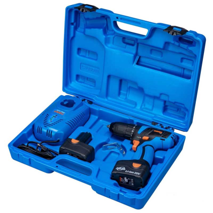 NAREX ASV 202-2 aku vrtačka 20V/2x2Ah, 47 Nm, 0-400/1450 ot./min - VÝPRODEJ