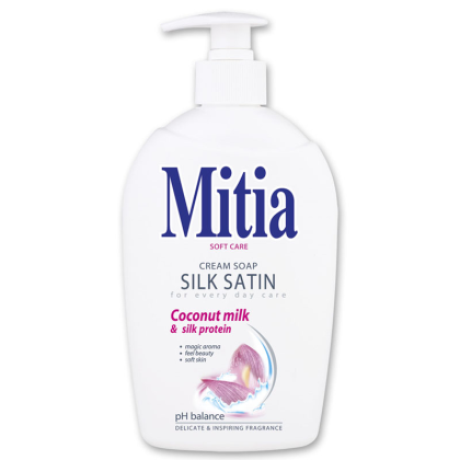 MITIA Silk Satin tekuté mýdlo dávkovač 500ml