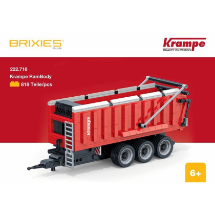 BRIXIES Plus 222.718 Krampe RamBody - návěs s výtlačným čelem, 818 k