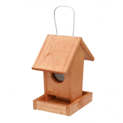 FORESTINA Krmítko pro ptáky 13x18x22 cm, dřevěné, 9742fo