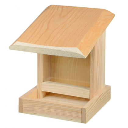 FORESTINA Krmítko pro ptáky 21x19x24 cm, dřevěné, prosklené, 9781fo