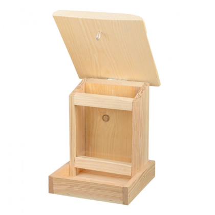 FORESTINA Krmítko pro ptáky 21x19x24 cm, dřevěné, prosklené, 9781fo