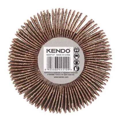 KENDO Lamelový brusný kotouč 80 × 30 mm s upínací stopkou, zrnitost 60 - 92237127