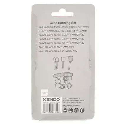 KENDO Sada brusných nástavců 30 ks - 98200520