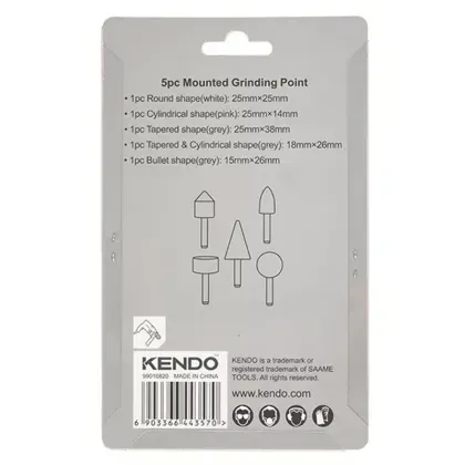 KENDO Sada brusných tělísek 5 ks - 99010820