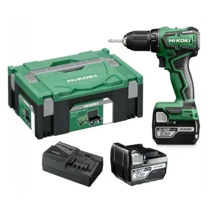 HiKOKI Aku vrtací šroubovák 18V/2x5,0Ah DS18DDWPZ
