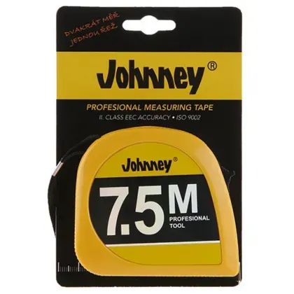 JOHNNEY KDS Svinovací metr 7,5 m × 19 mm - 11007