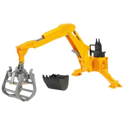 BRUDER Závěsný bagr za traktor s drapákem – 2338