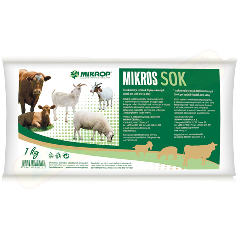 Mikros SOK pro Skot, ovce a kozy 1kg