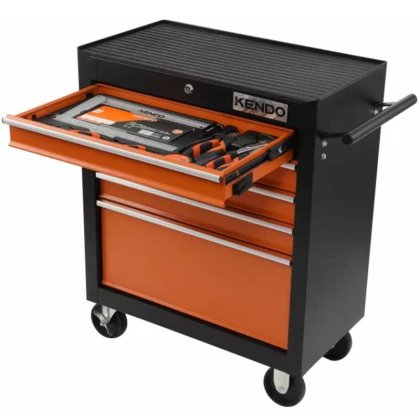 KENDO Vozík s nářadím, 113 ks, 90322