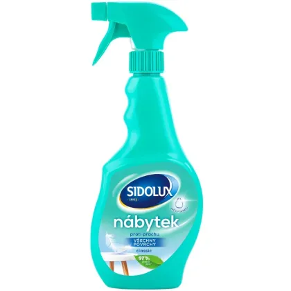SIDOLUX M Přípravek proti prachu s rozprašovačem 400 ml, marseillské mýdlo